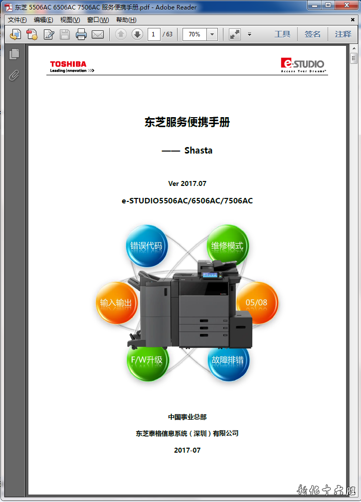 东芝 e-STUDIO 5506AC 6506AC 7506AC 复印机中文便携维修手册.png