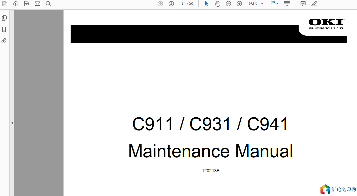 OKI C911 C931 C941 彩色激光打印机英文维修手册.png